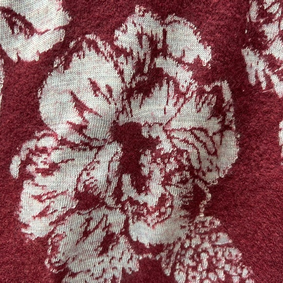 Free People Floral Sweater Dress Size M - Picture 6 of 7